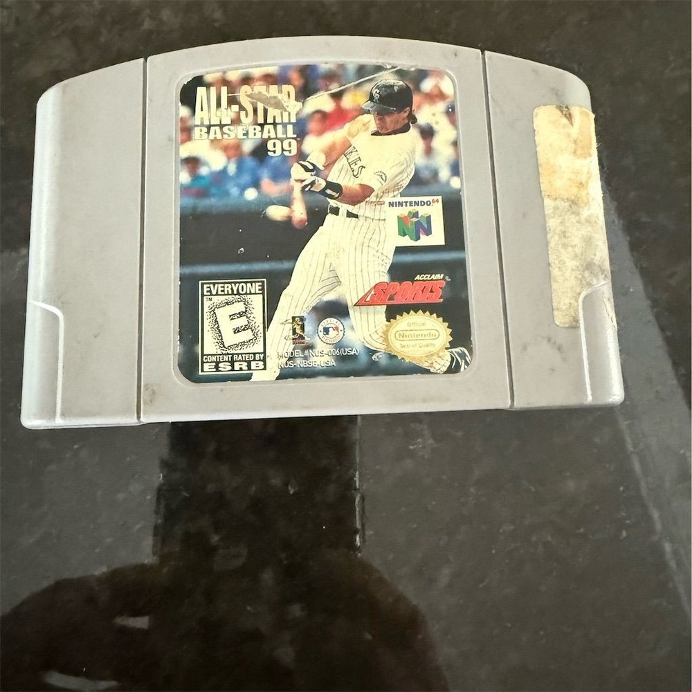 All-Star Baseball 99 Nintendo 64 Game Cartridge 1998‎ MLB Sports